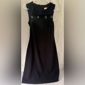 Beautiful Joseph Ribkoff Little Black Dress With Diamond Embellishing